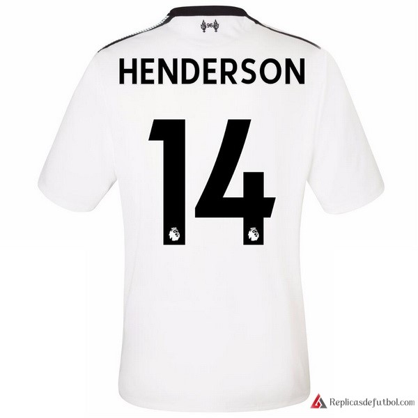 Camiseta Liverpool Segunda equipación Henderson 2017-2018